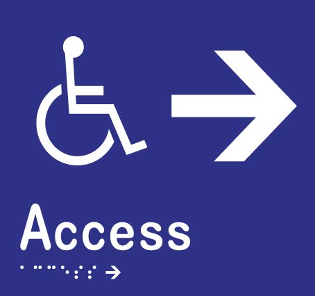 Accessible Access - Arrow Right