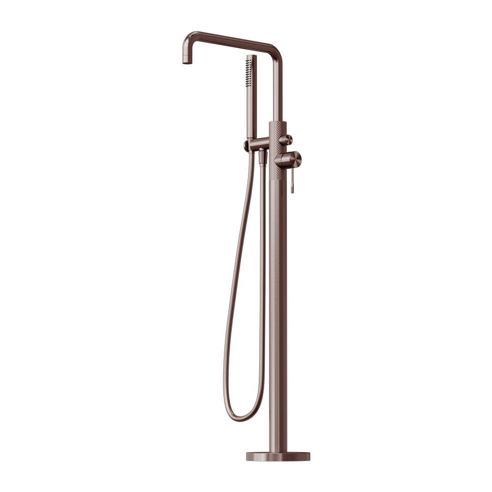 Opal Freestanding Bath Mixer With Hand Shower