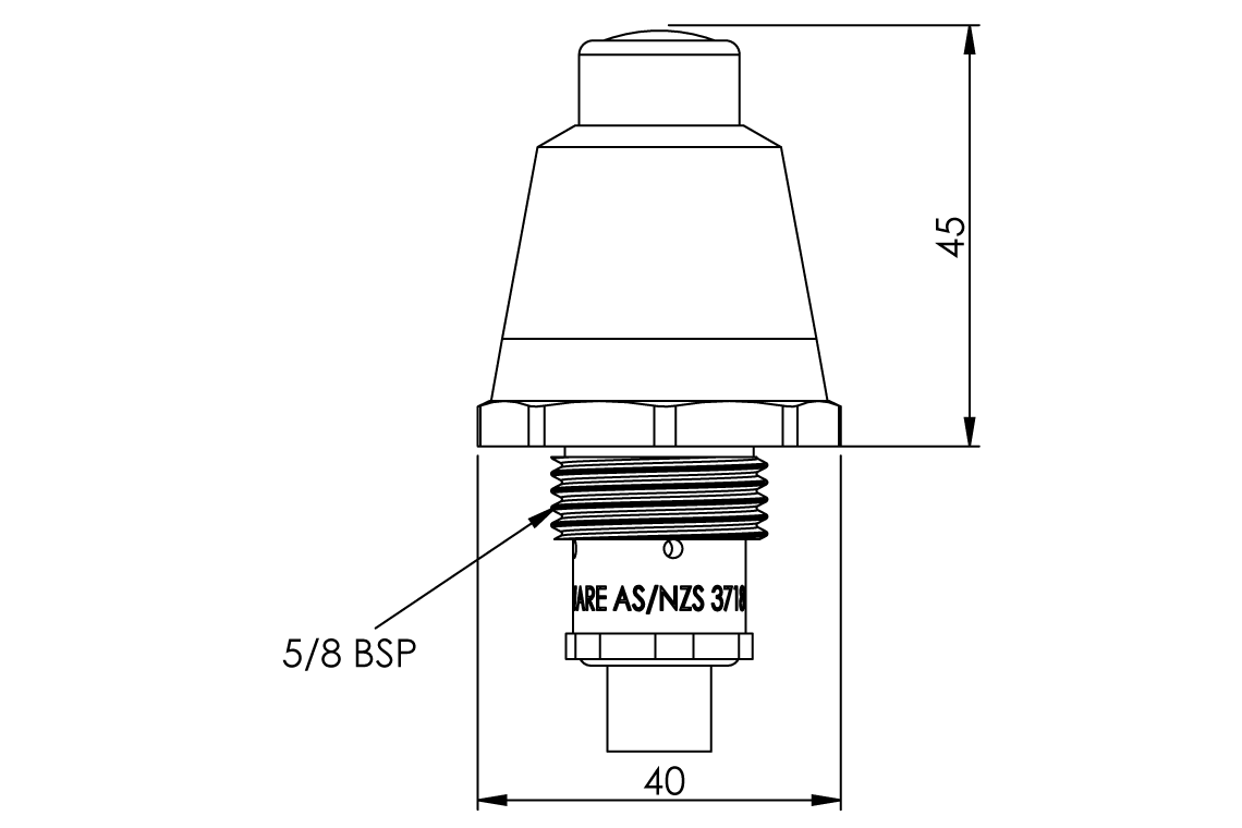 Spring Action Top Assembly