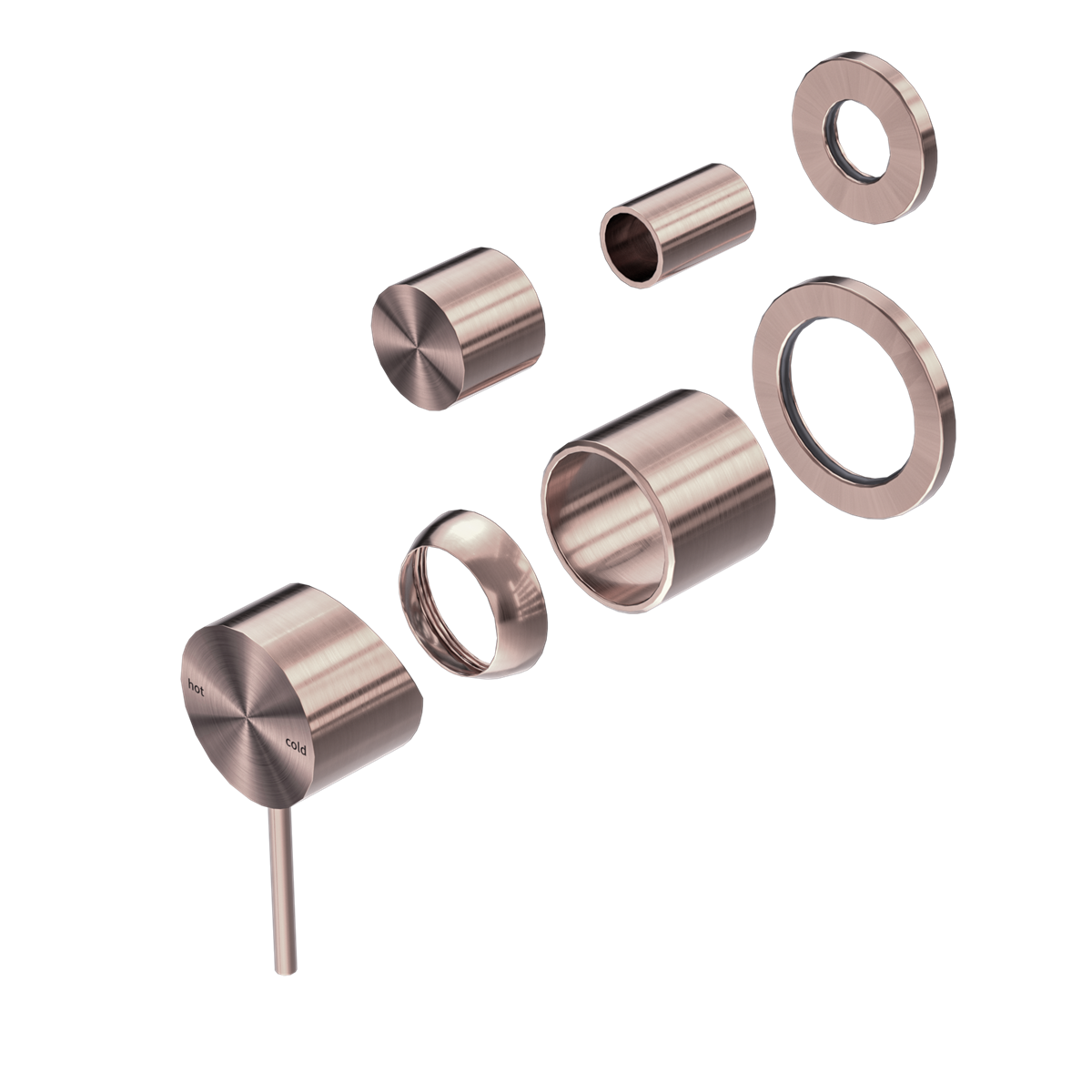 Mecca Shower Mixer With Divertor Separate Back Plate Trim Kits Only