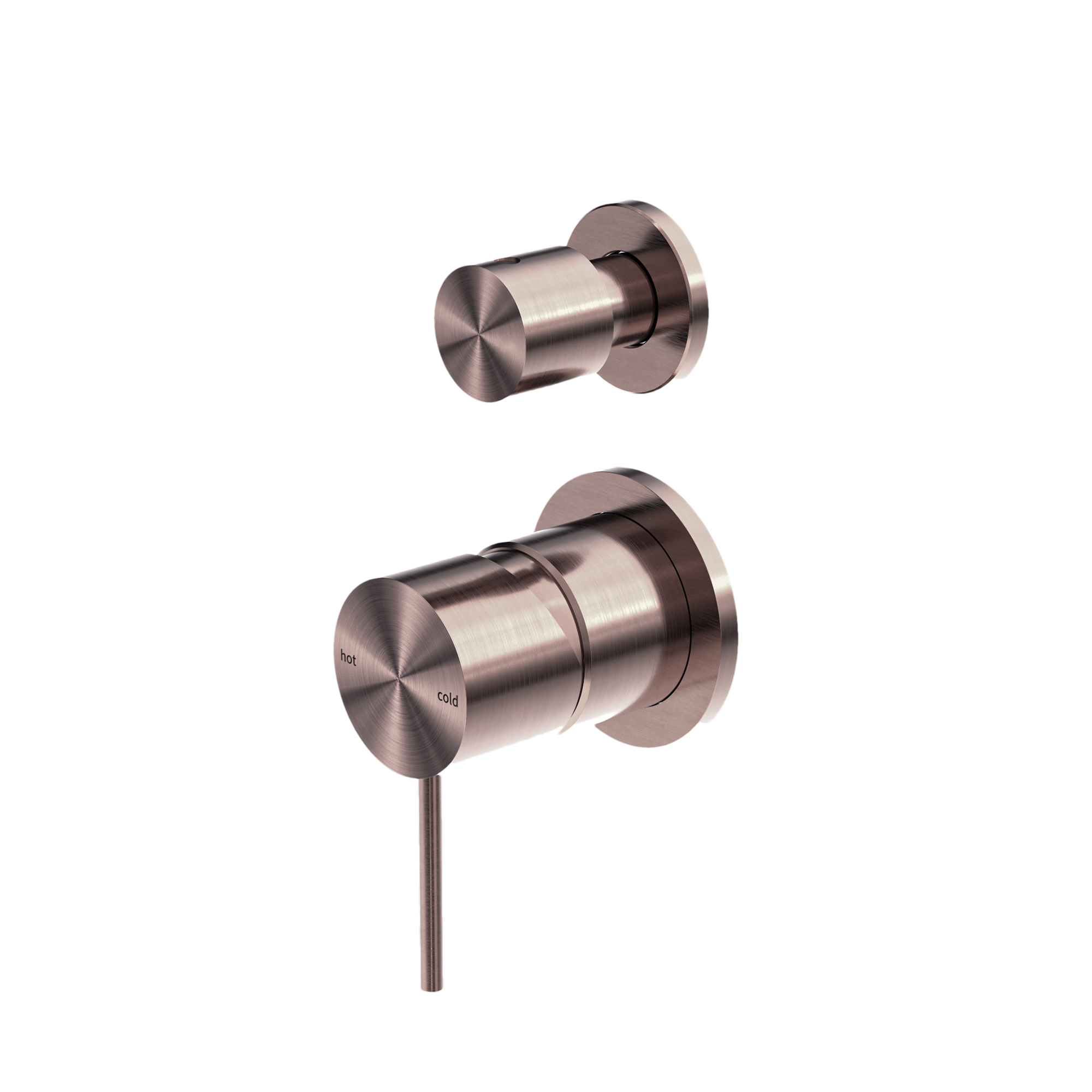 Mecca Shower Mixer With Divertor Separate Back Plate