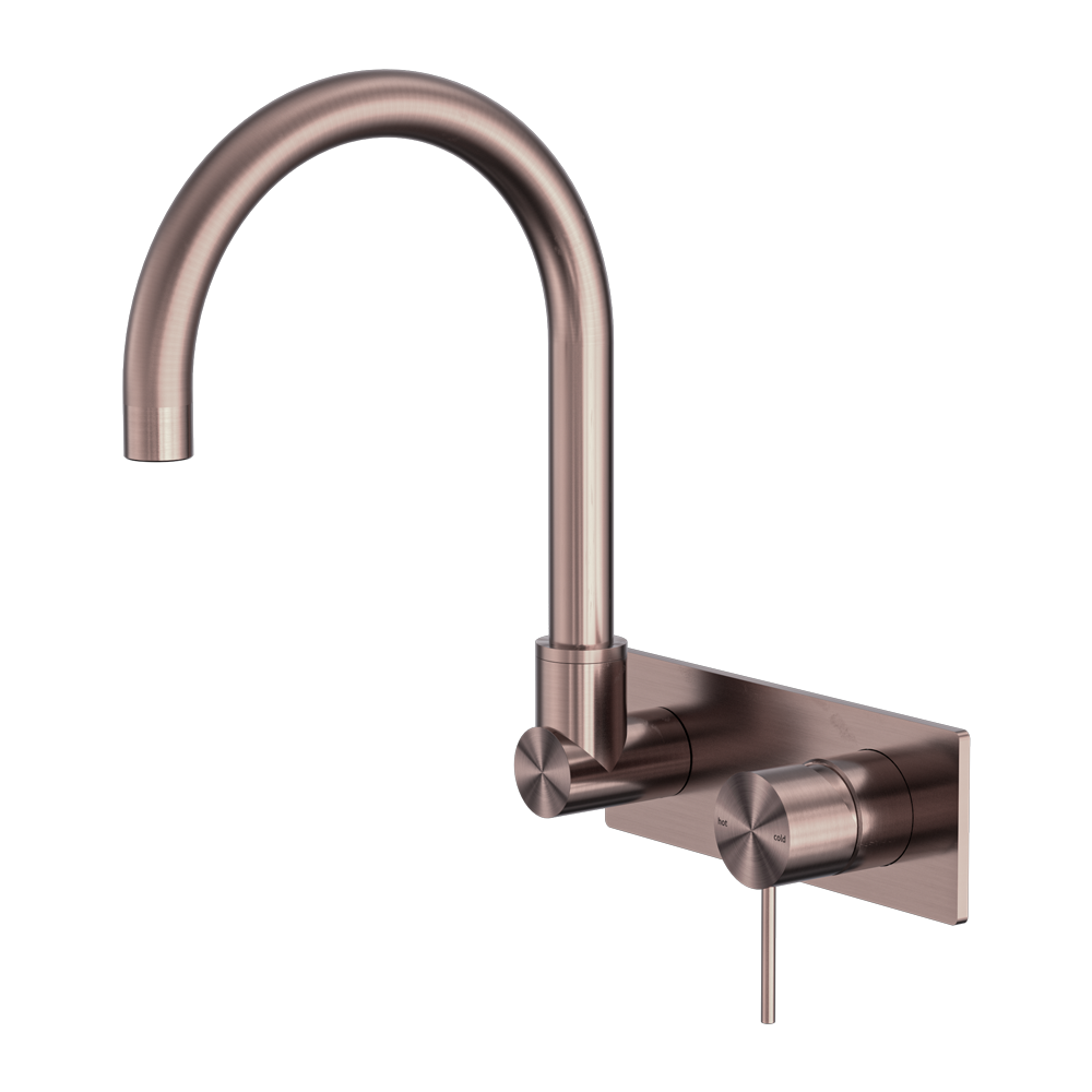 Mecca Wall Basin/bath Mixer Swivel Spout