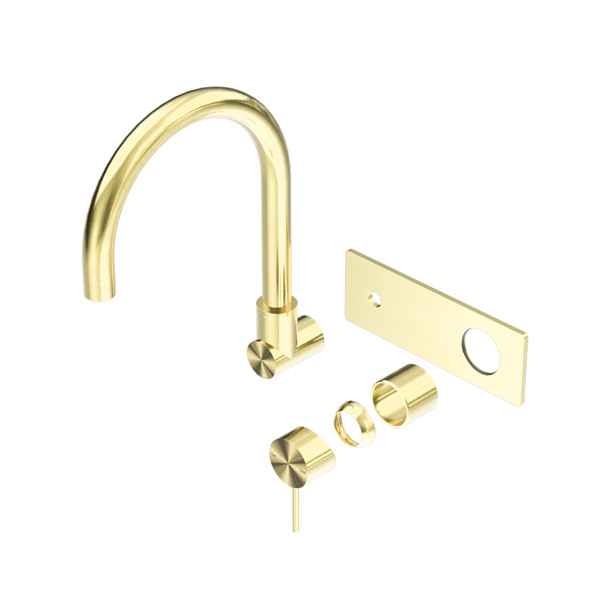 Mecca Wall Basin/bath Mixer Swivel Spout Trim Kits Only