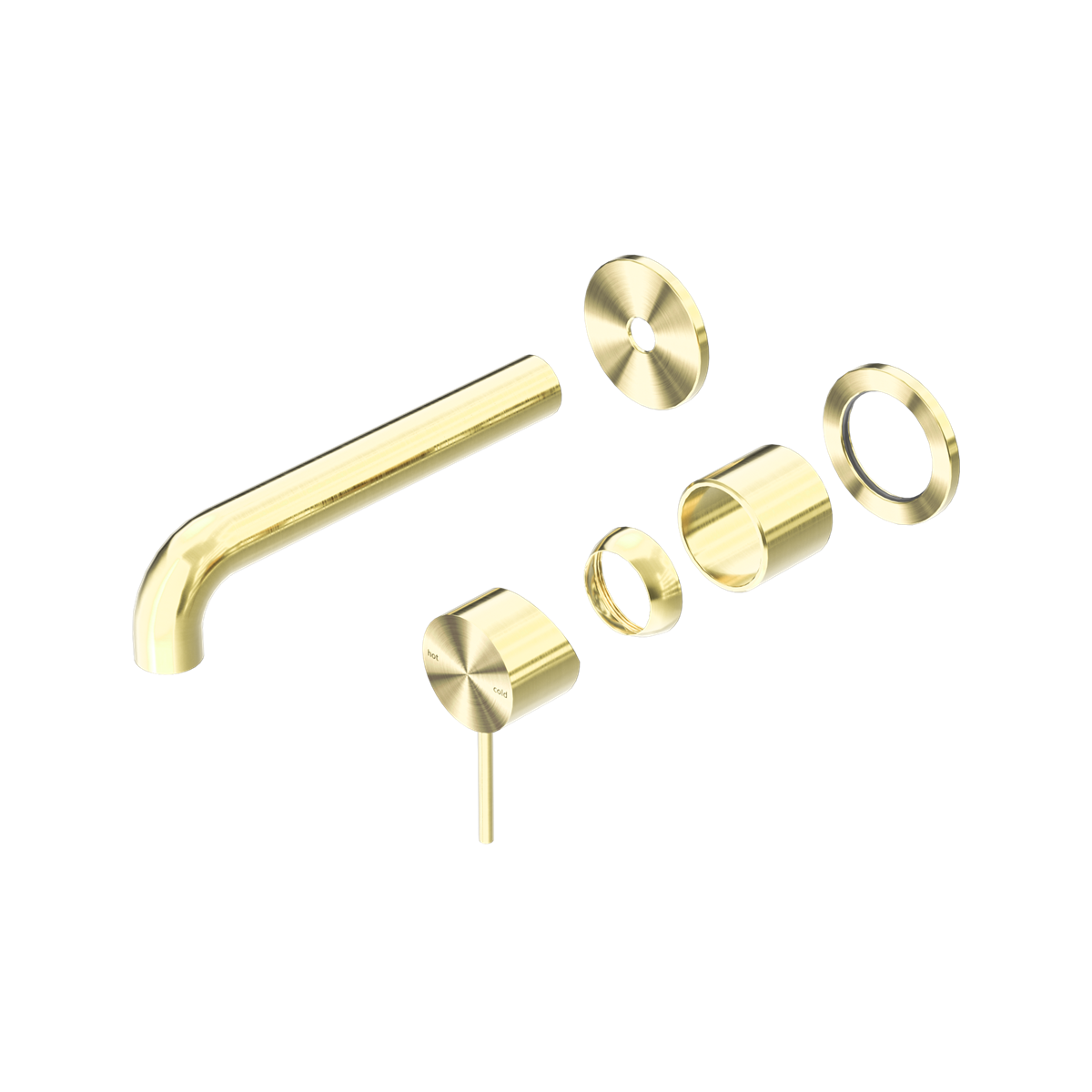 Mecca Wall Basin/bath Mixer Separate Back Plate 120mm Trim Kits Only