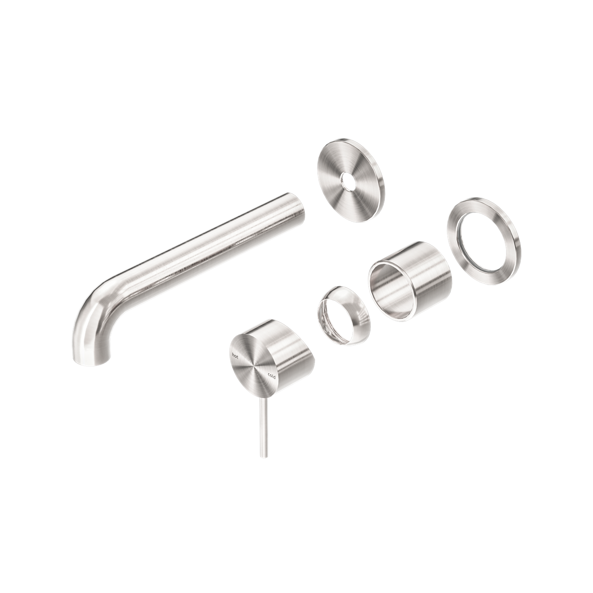 Mecca Wall Basin/bath Mixer Separate Back Plate 120mm Trim Kits Only