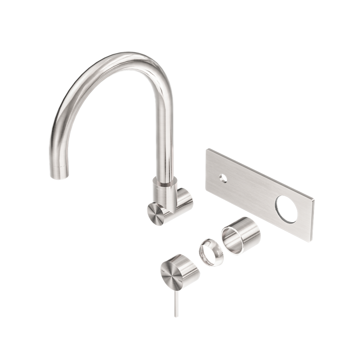 Mecca Wall Basin/bath Mixer Swivel Spout Trim Kits Only