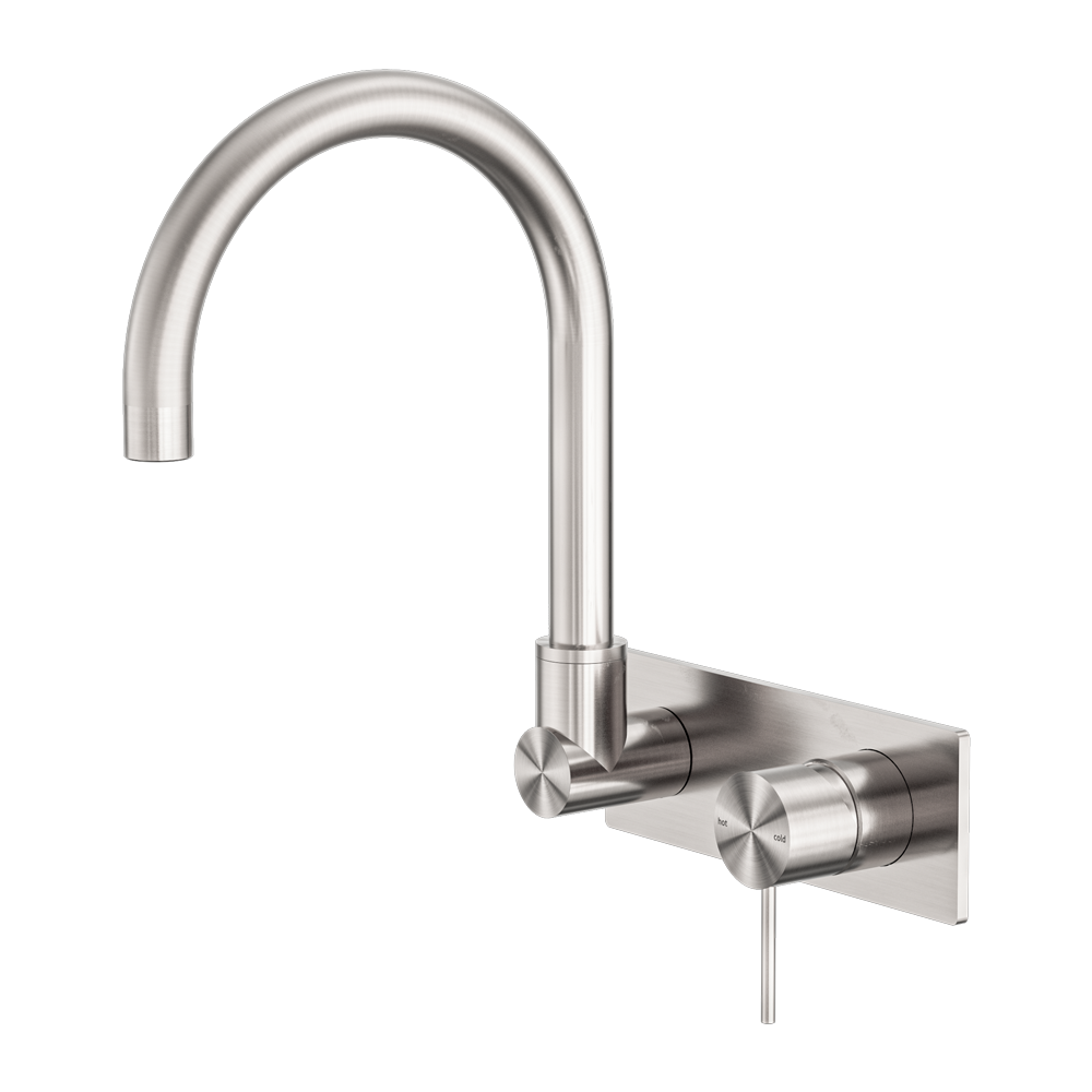 Mecca Wall Basin/bath Mixer Swivel Spout