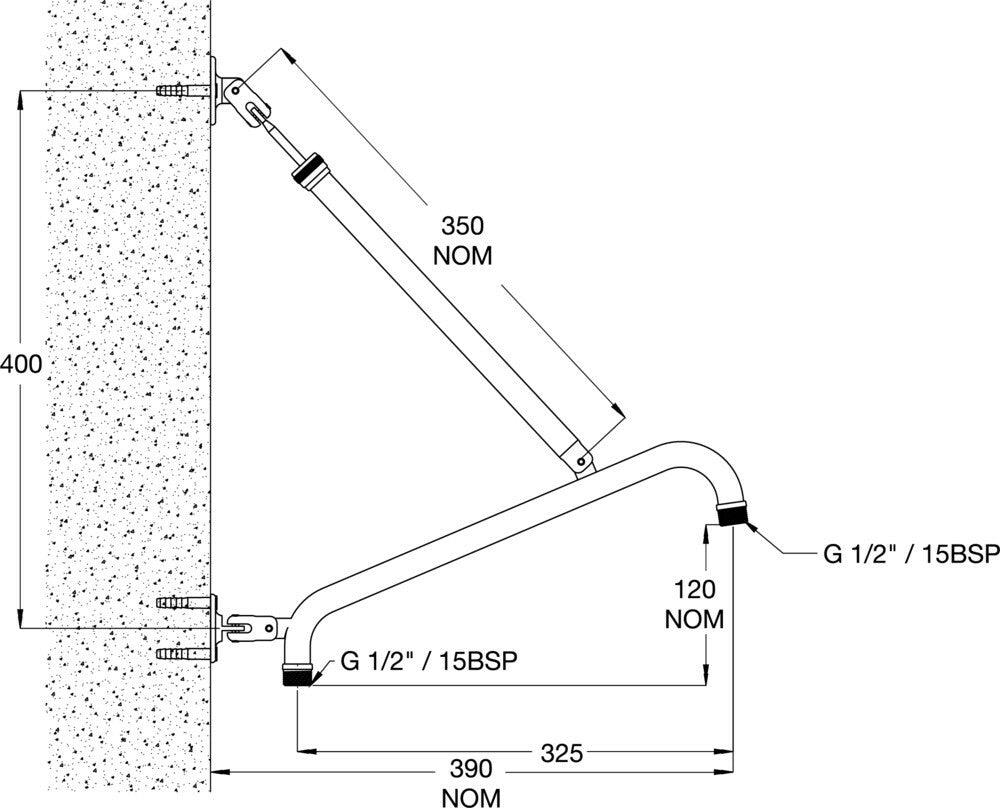 ClevaCare® CP-BS Shower Arm