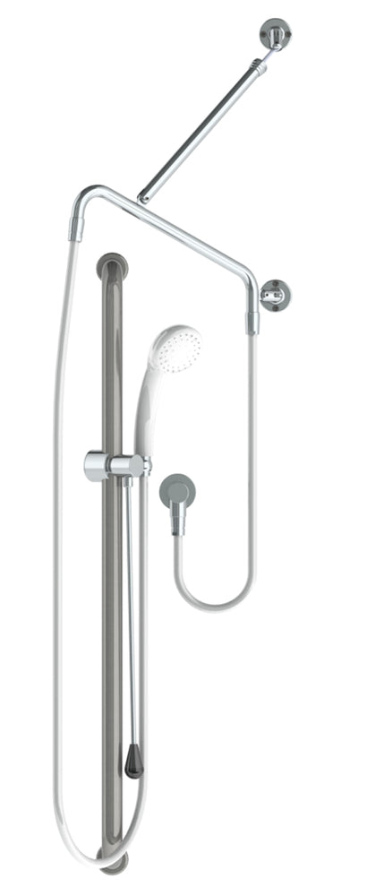 GalvinAssist® Hand Shower Kit with 1000 x 32 Stainless Steel Hygienic Grab Rail, ClevaCare® Shower &