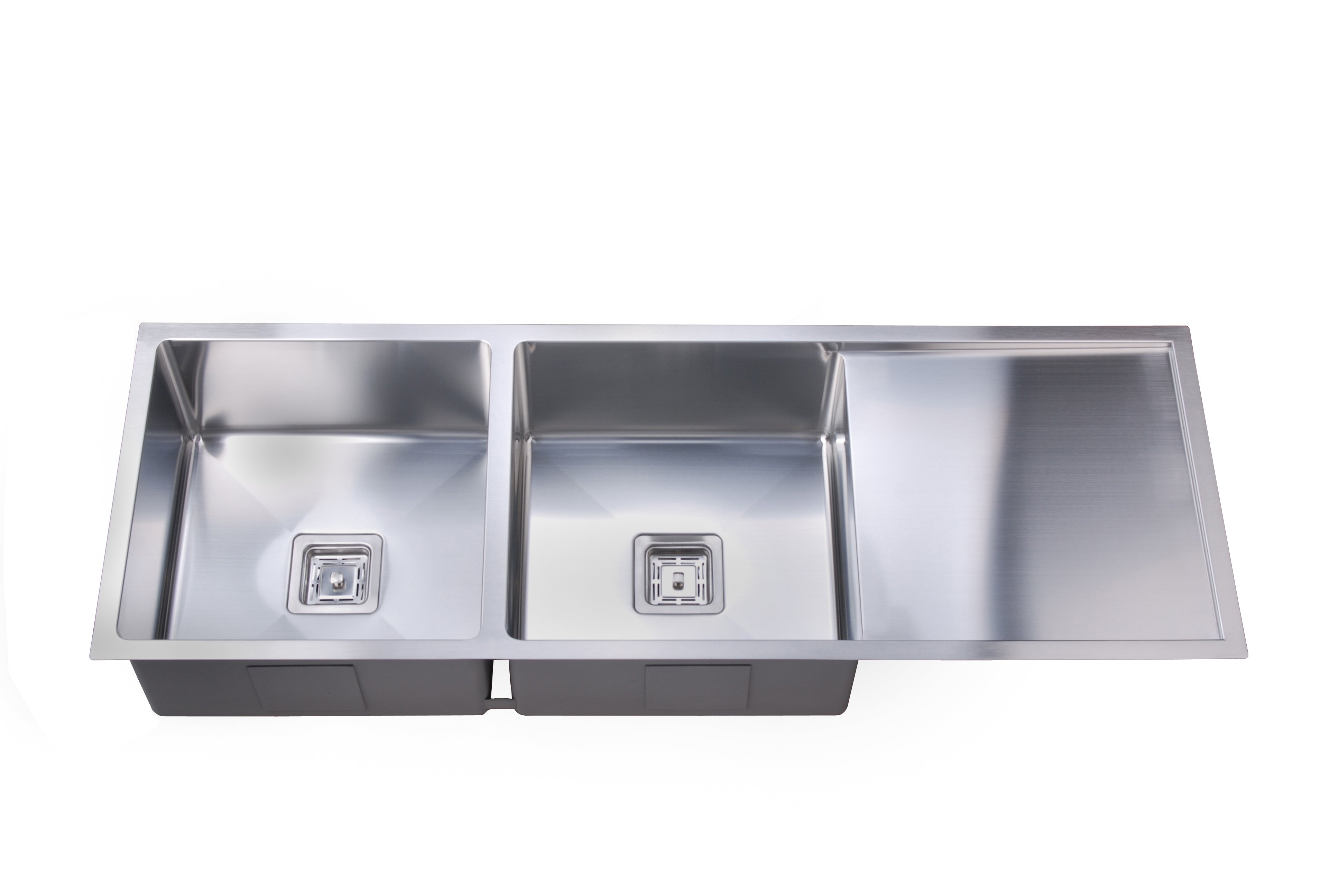 Suprema Qubix500D Double Bowl Sink with Drainer