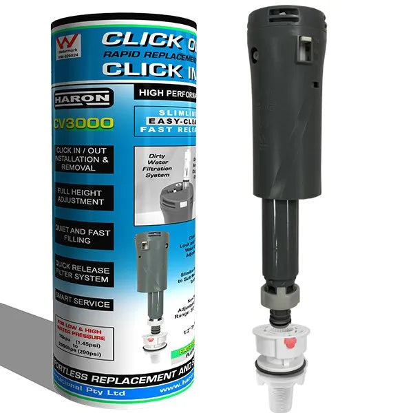 Haron CV3000 – ‘Click-Connect’ Toilet Inlet Valve