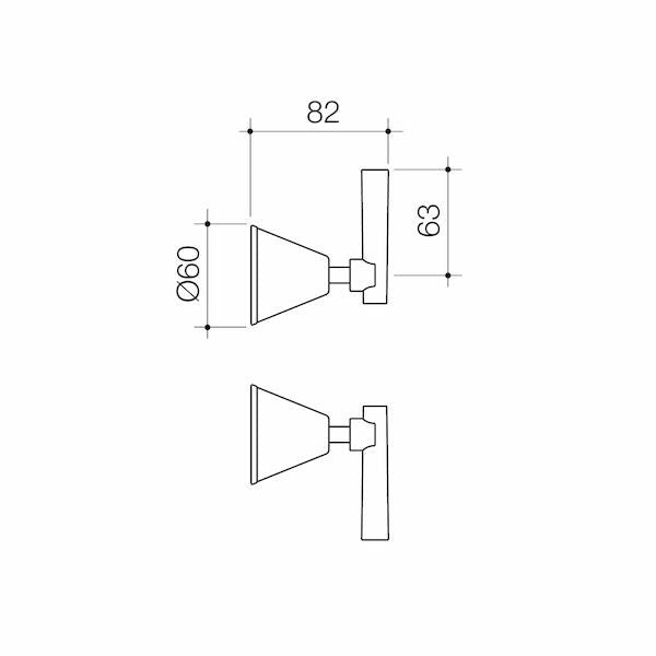 Elegance Lever Wall Tap Set (Lead Free)