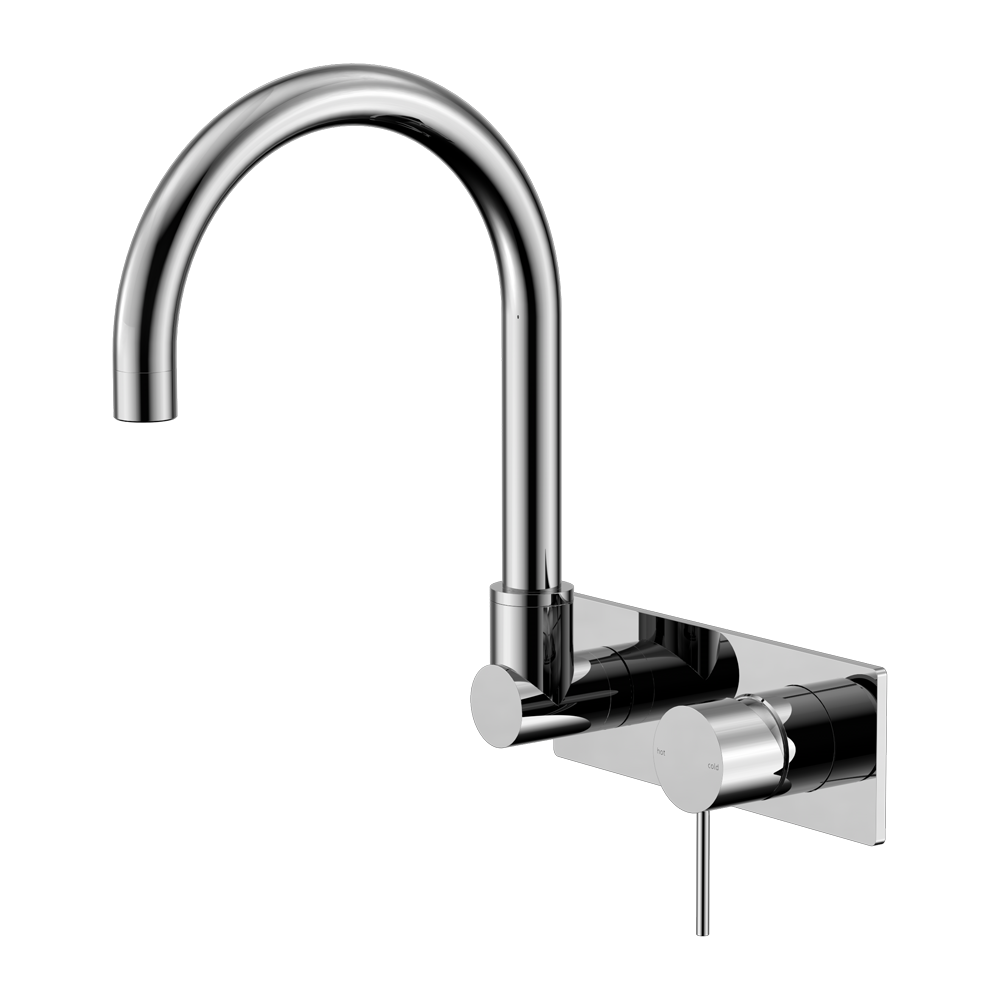 Mecca Wall Basin/bath Mixer Swivel Spout