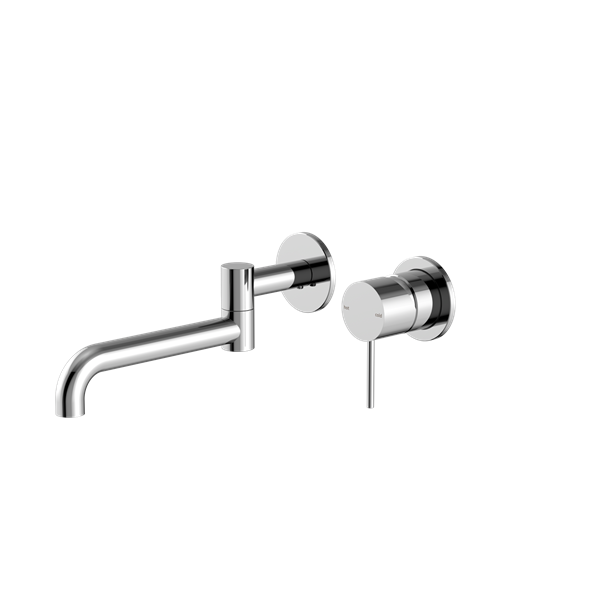 Mecca Wall Basin/bath Mixer Swivel Spout 225mm