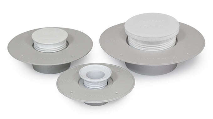 Cyclone Floor Waste Flange, Square & Round