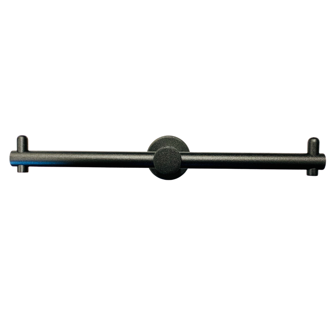 15mmØ Double Toilet Roll Holder in Designer Black