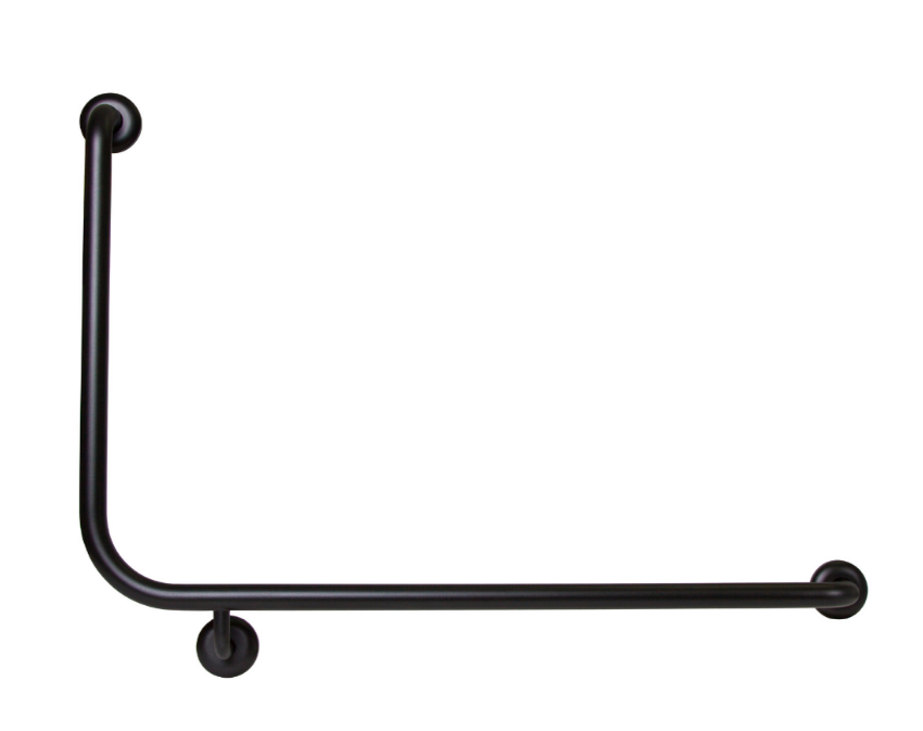 Wall Mount Safety Grab Rail (Right) - Black
