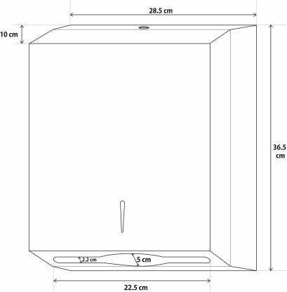 Stainless Steel Slimline Paper Towel Dispenser