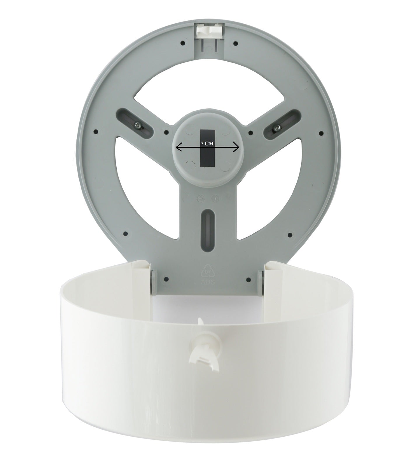 Classic Jumbo Toilet Roll Dispenser - White