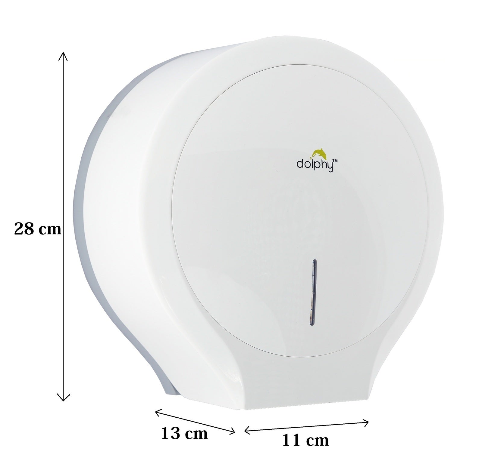 Classic Jumbo Toilet Roll Dispenser - White