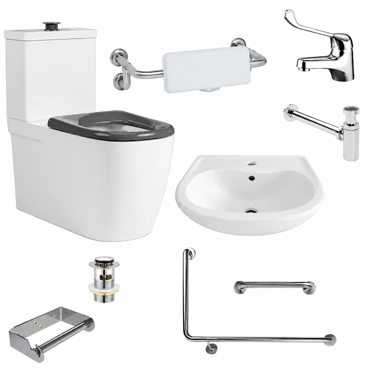 AS1428.1 Commercial Disabled Bathroom Kit - Gyms, Restaurants & Healthcare