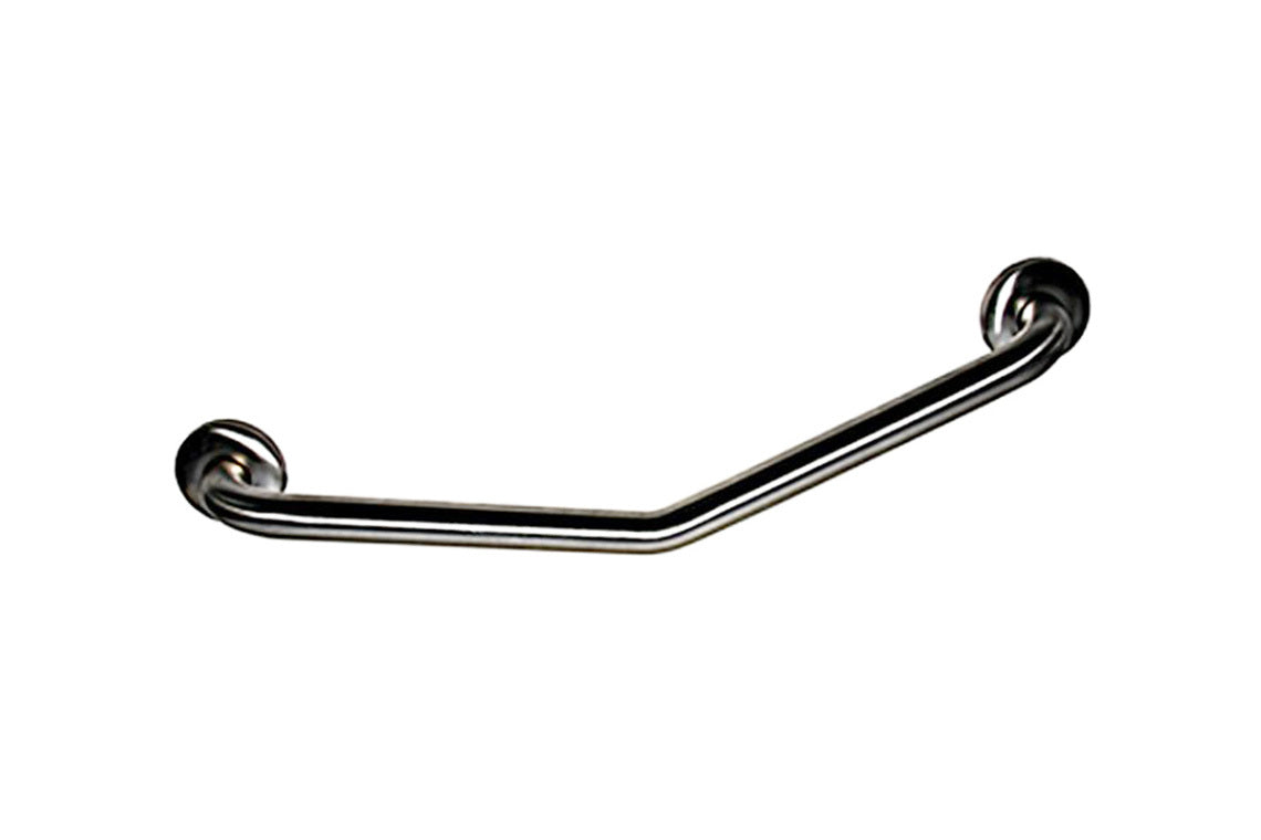 Wellbeing 300 x 300mm Ambulant Grab Rail with 40° Bend – Reversible