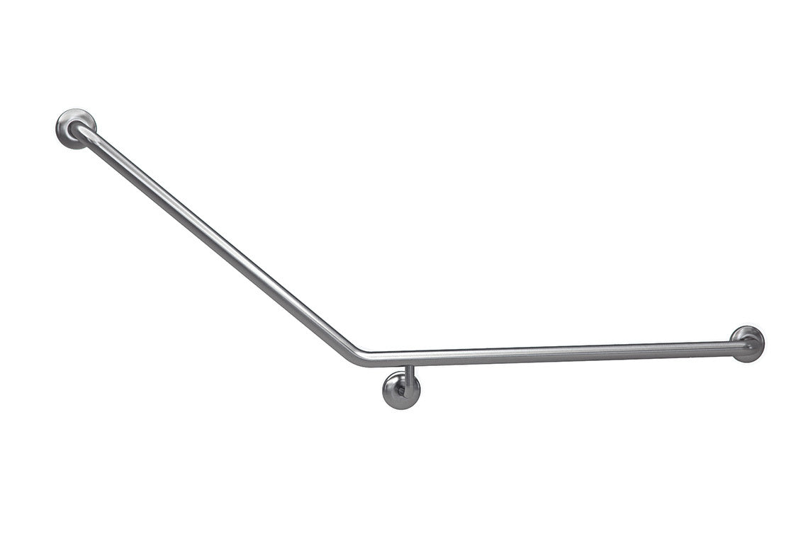 Wellbeing Accessible Toilet Grab Rail with 40° Bend – Right Hand