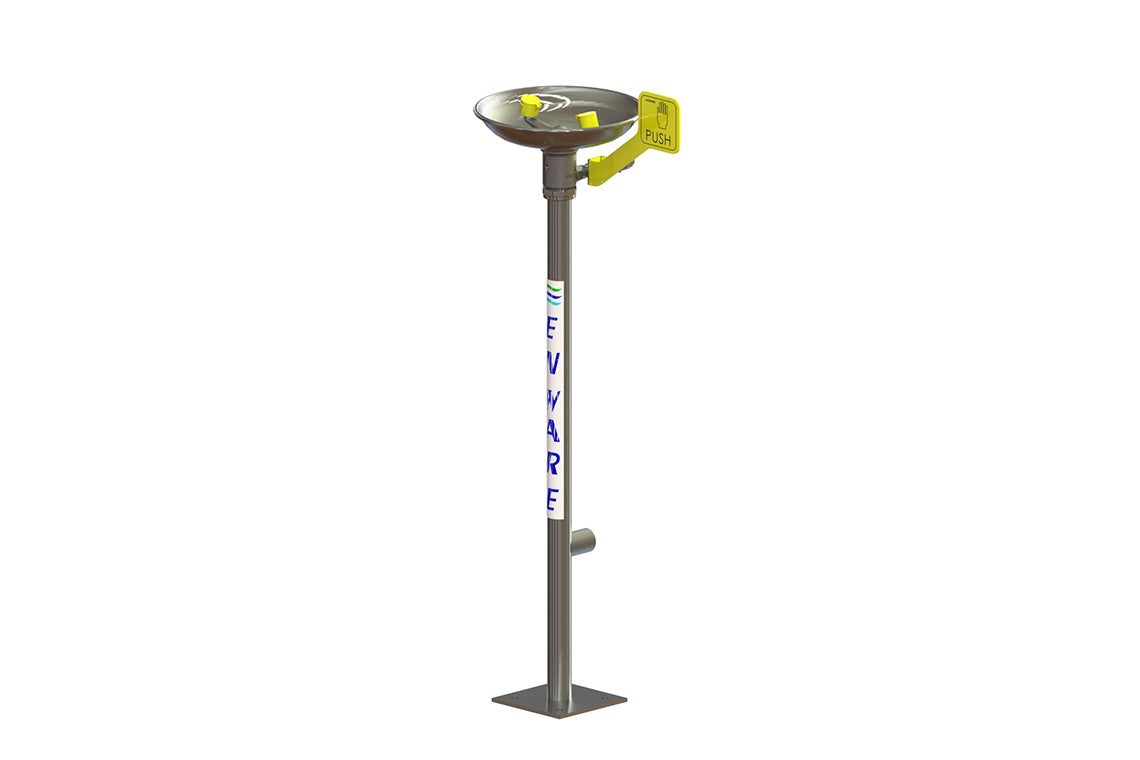 Emergency Eye Wash Pedestal Mounted – Hand Operated