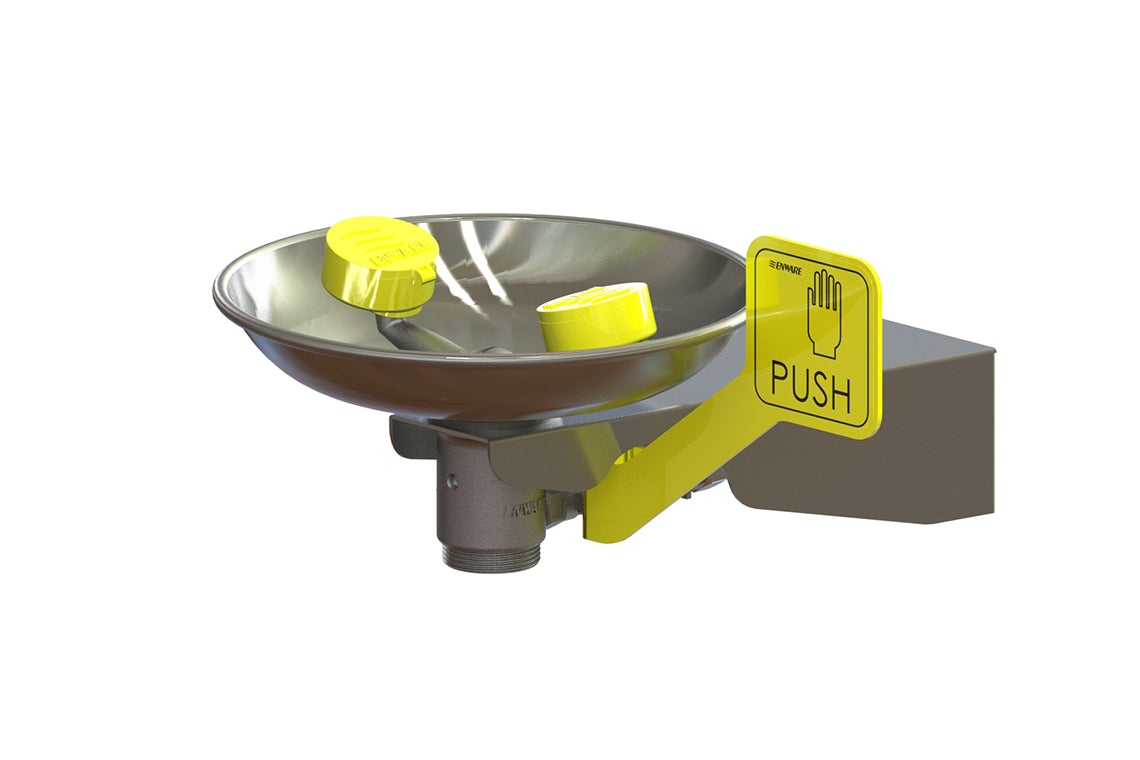 Emergency Eye/ Face Wash Wall Mounted Hand Operated