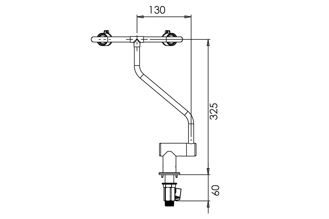 Pull Down Eyewash – Wall Mounted