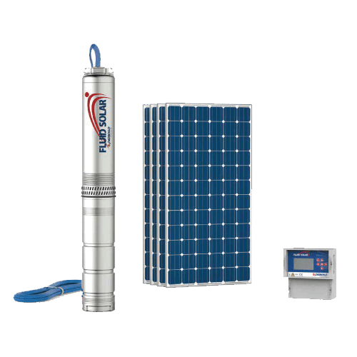Pedrollo Fluid Solar 4/4 4 Inch Submersible Solar Pump - 750W, 100L/min, 38m Head