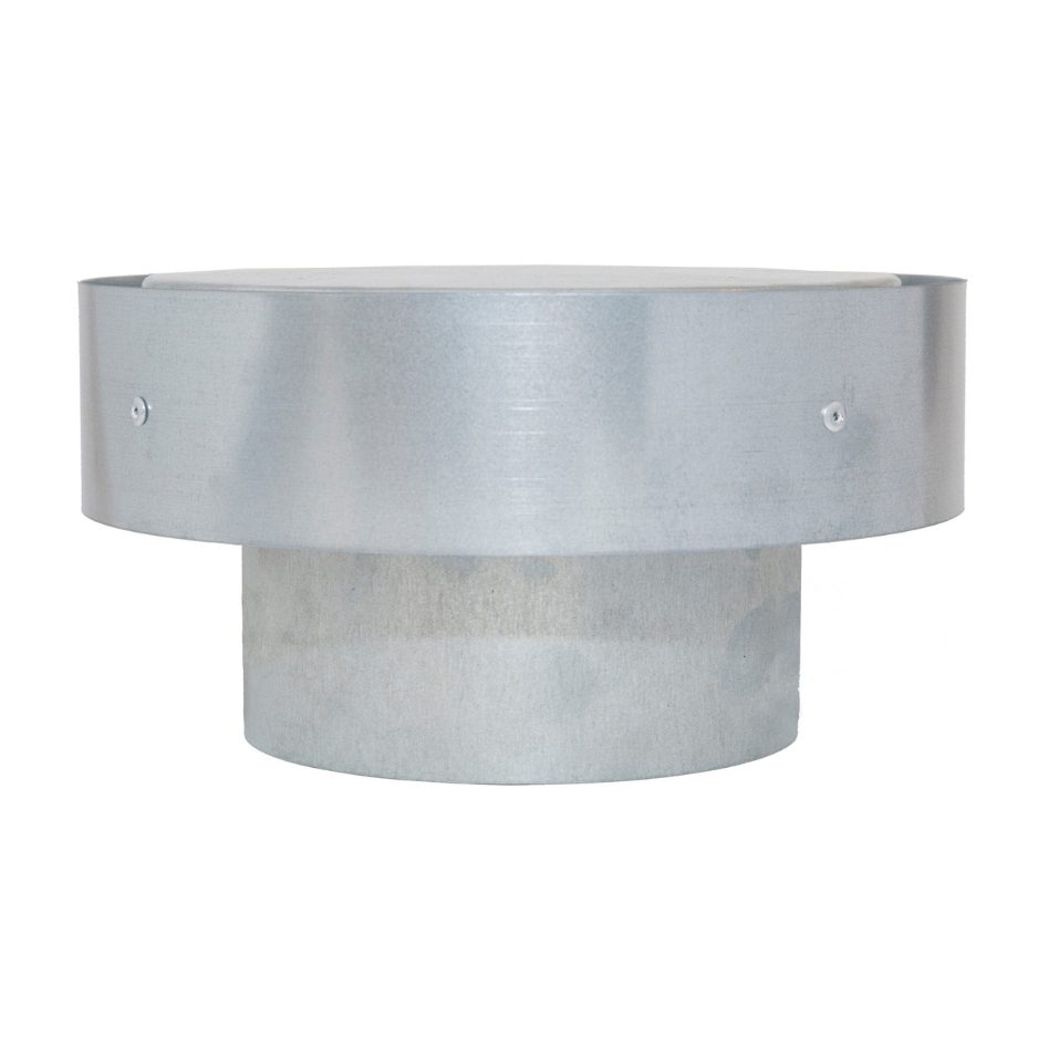 Galvanised gas flue cowl