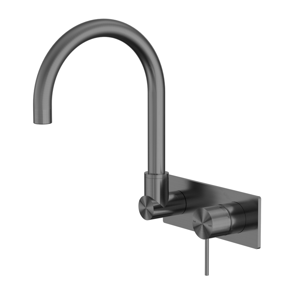 Mecca Wall Basin/bath Mixer Swivel Spout