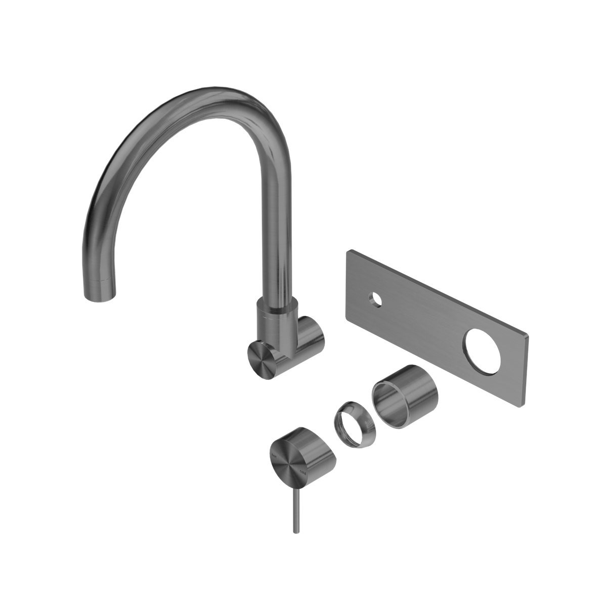 Mecca Wall Basin/bath Mixer Swivel Spout Trim Kits Only