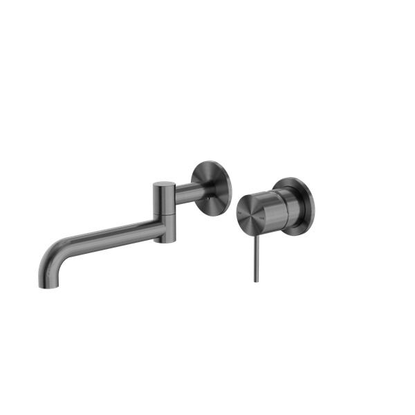 Mecca Wall Basin/bath Mixer Swivel Spout 225mm