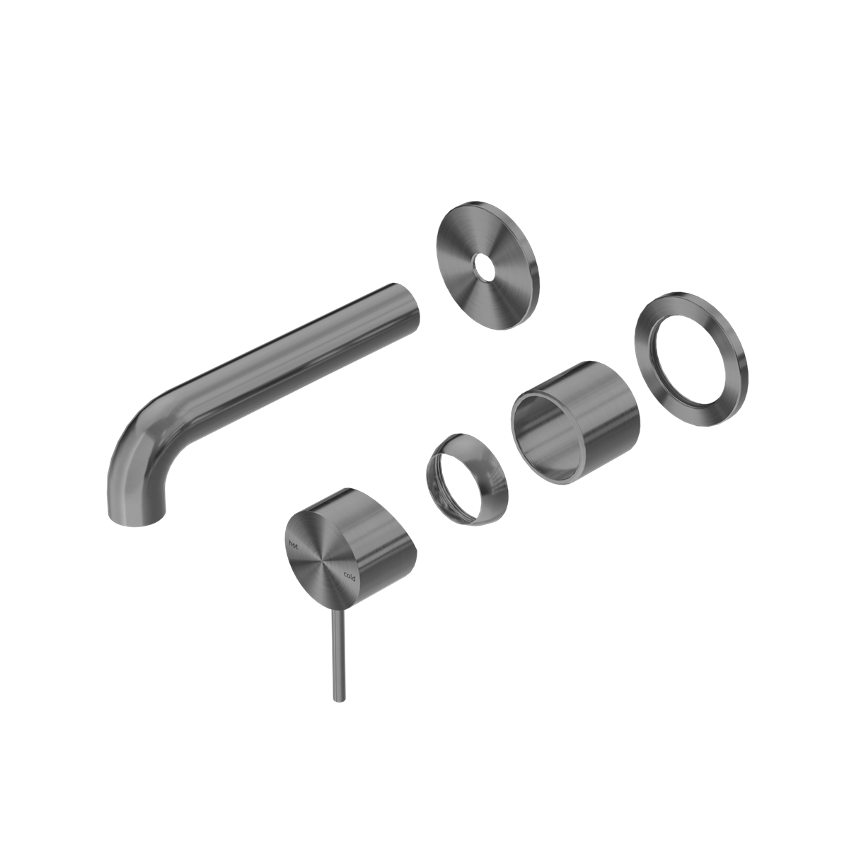 Mecca Wall Basin/bath Mixer Separete Back Plate 230mm Trim Kits Only