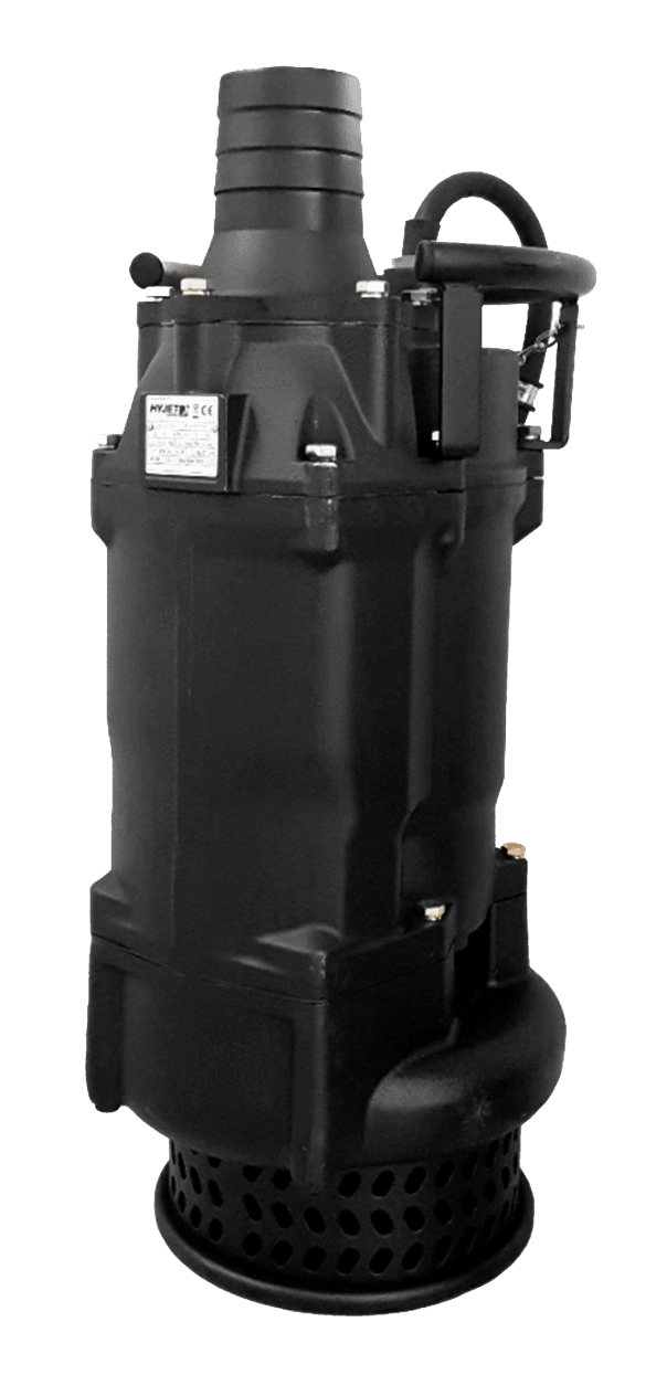 Hyjet Heavy Duty Dewatering Submersible Pump - 100mm, 11kW, 415V 3 Phase