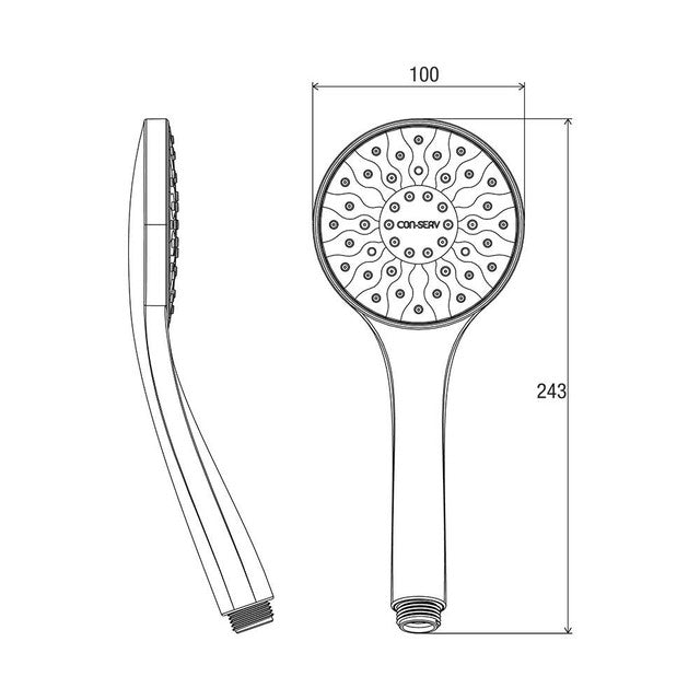Hoscare® Handpiece White