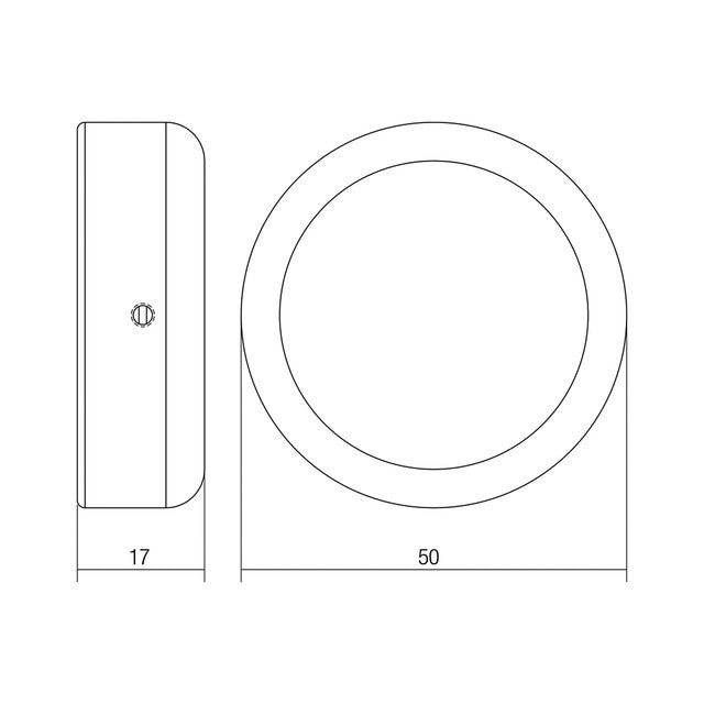 Hygienic Seal® Blank End Flange Matte Black