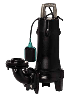 Hyjet Enclosed Channel Submersible Sewage Pump - 65mm, 1.5kW
