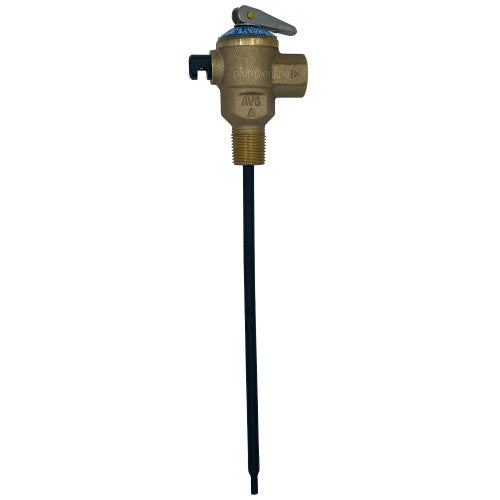 AVG PTR15-850OL 15mm pressure and temperature relief valve with extended-length probe, 850kPa