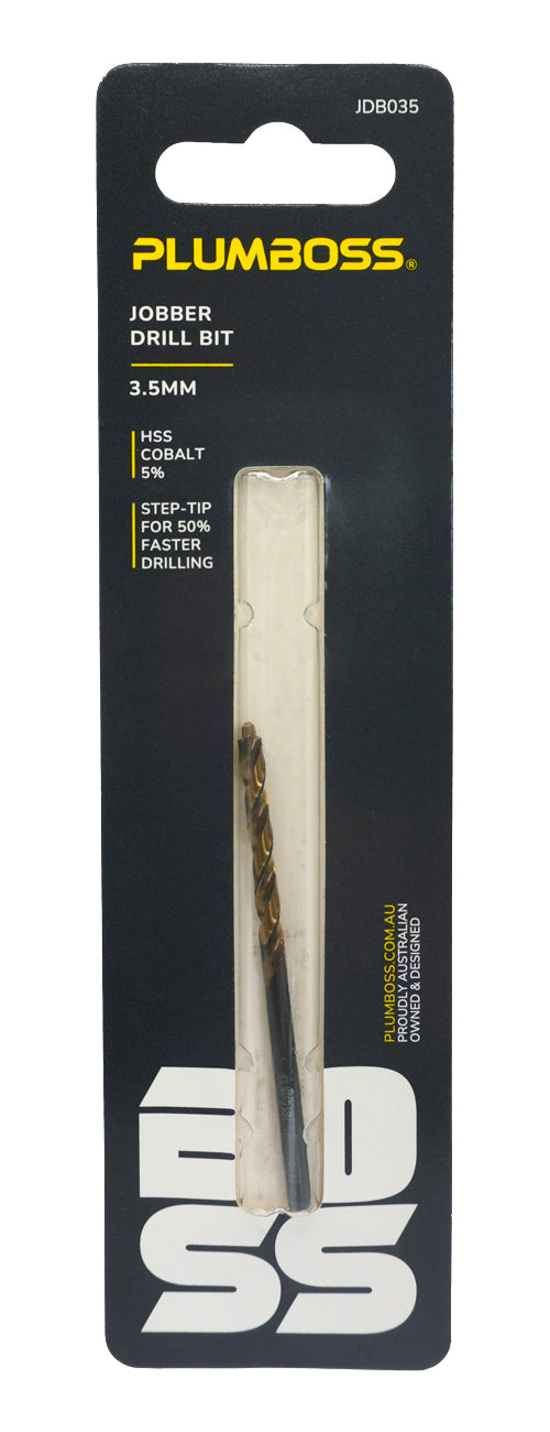 Cobalt Jobber Drill Bit - HSS 5% Cobalt, Step Tip, 1-13mm