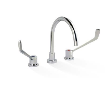 Lever Hob Sink Set — Disabled AS1428.1, Extended Lever, Elbow Operation, Chrome | LC603-LF