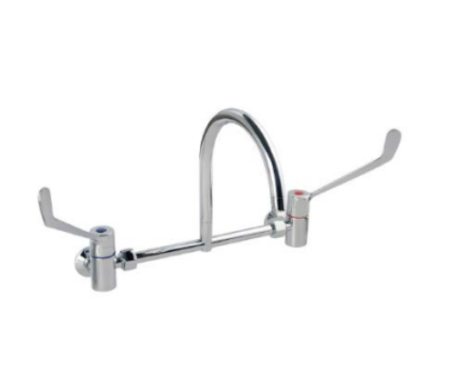 Wall Sink Mixing Set — Disabled AS1428.1, Extended Lever, Elbow Operation, Chrome | LC604-LF