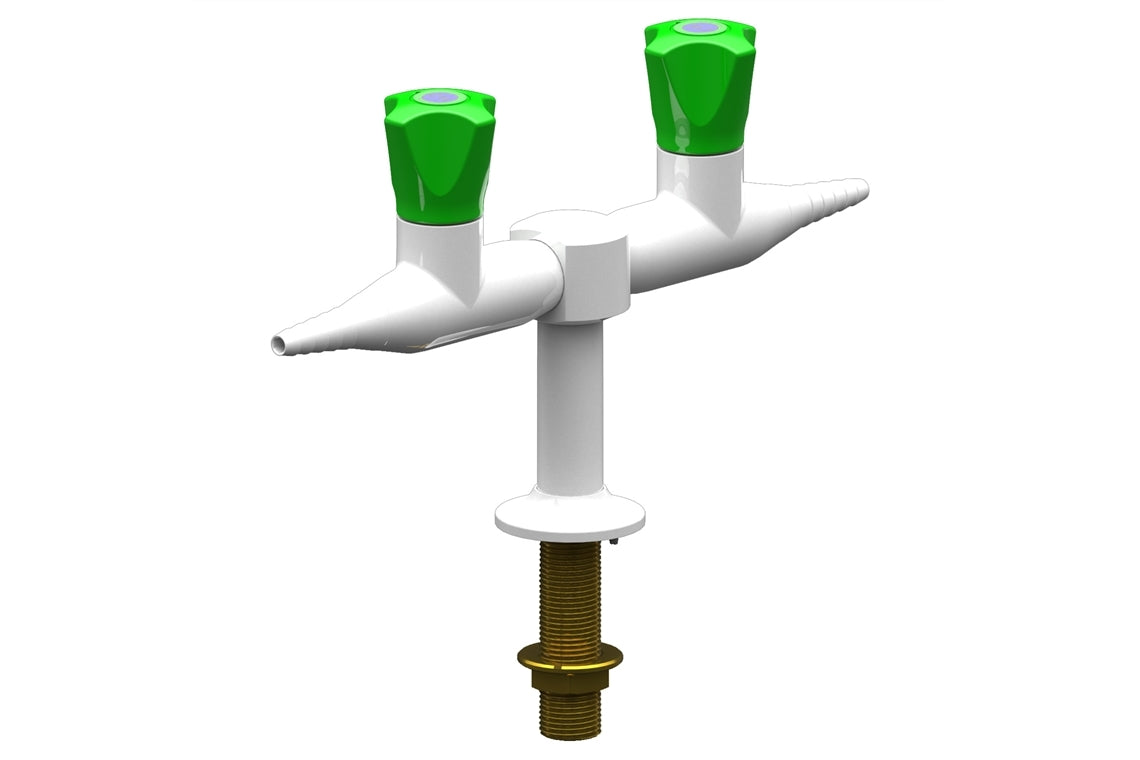 Slimline Two Way 180 Degree Bench Mounted Laboratory Tap (Water)