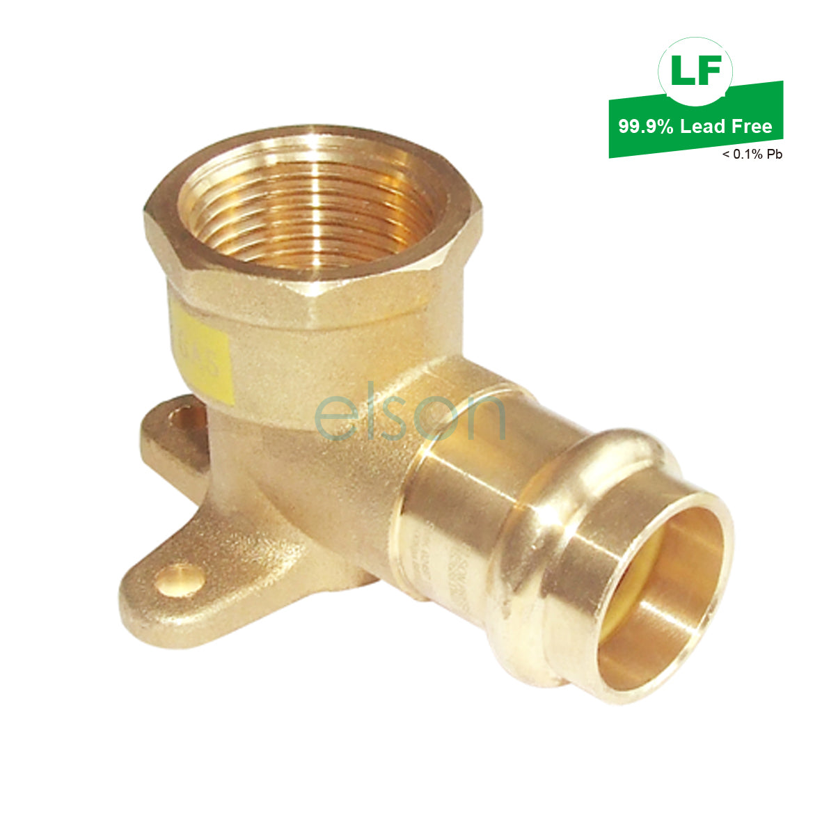 LF PRESS GAS NO.15BP ELBOW LF DR BRASS