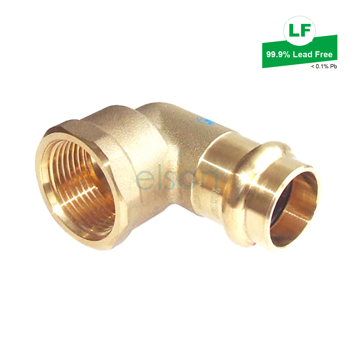 LF PRESS WATER NO.14 ELBOW LF DR BRASS DN20 x Rp3/4 FI