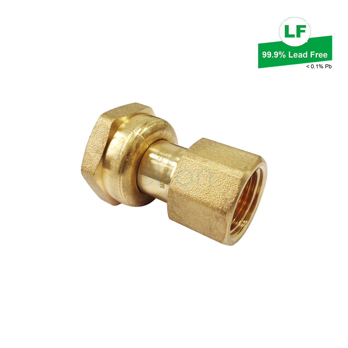 LF UNION BALL VALVE ADAPTOR LF DR BRASS Rp1/2 FI LF72503