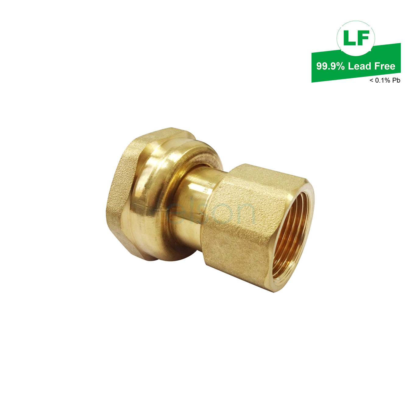 LF UNION BALL VALVE ADAPTOR LF DR BRASS Rp3/4 FI LF72504
