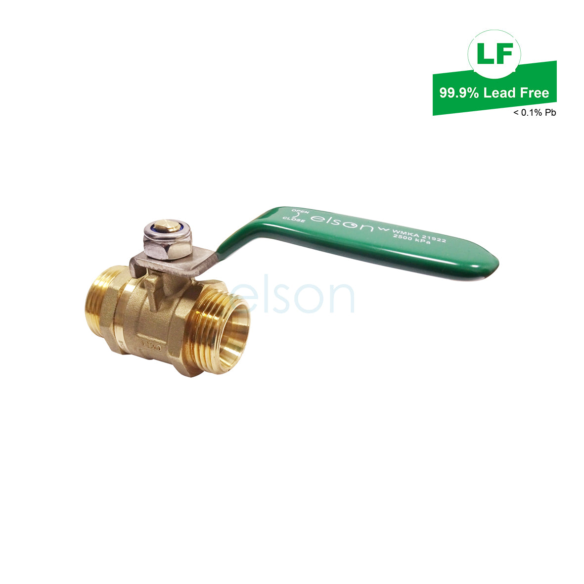 LF UNION BALL VALVE BODY LF DR BRASS L/H G1B MI LF73602